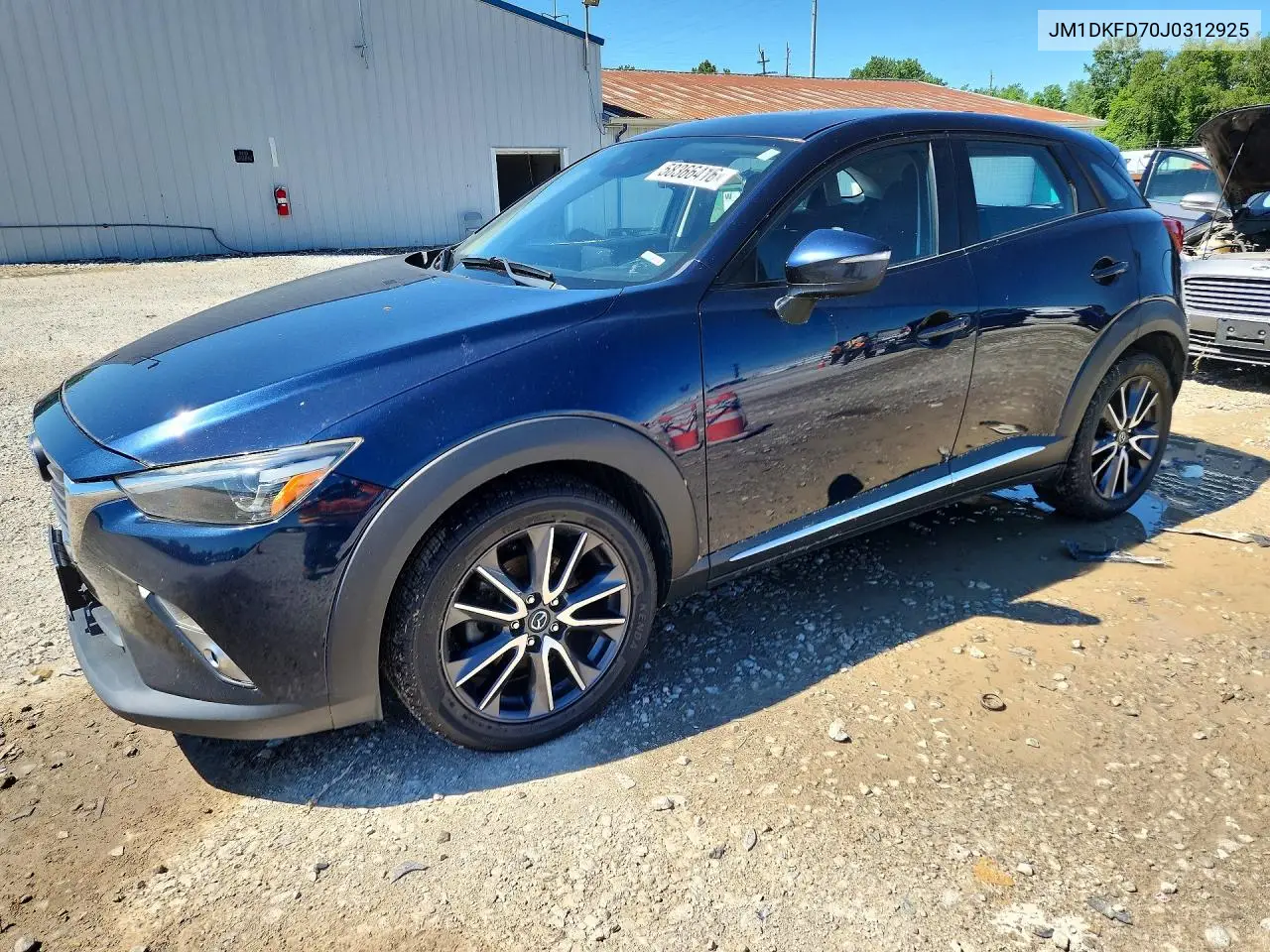 2018 Mazda Cx-3 Grand Touring VIN: JM1DKFD70J0312925 Lot: 58366416