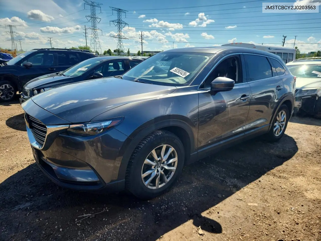 2018 Mazda Cx-9 Touring VIN: JM3TCBCY2J0203563 Lot: 58393426