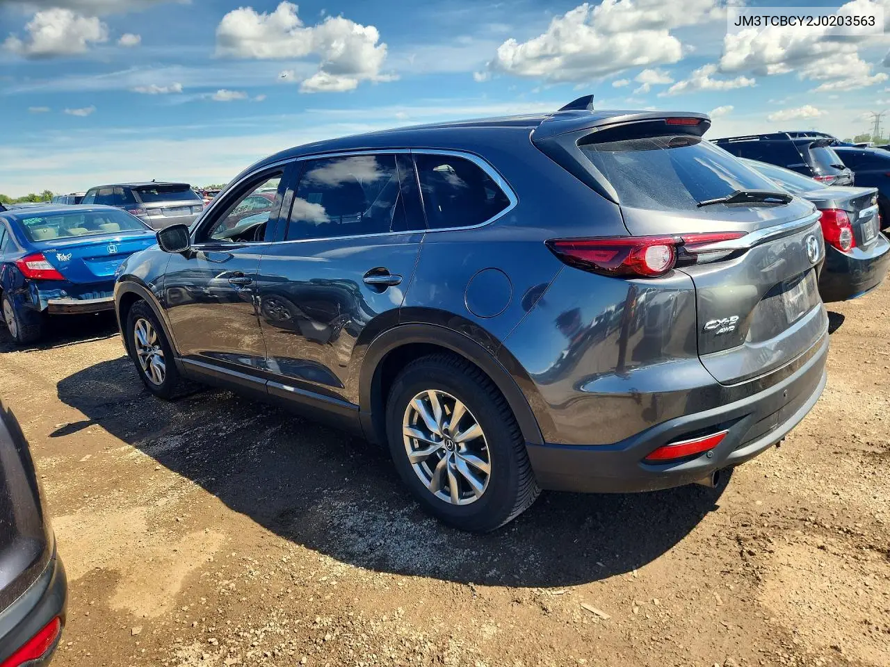2018 Mazda Cx-9 Touring VIN: JM3TCBCY2J0203563 Lot: 58393426