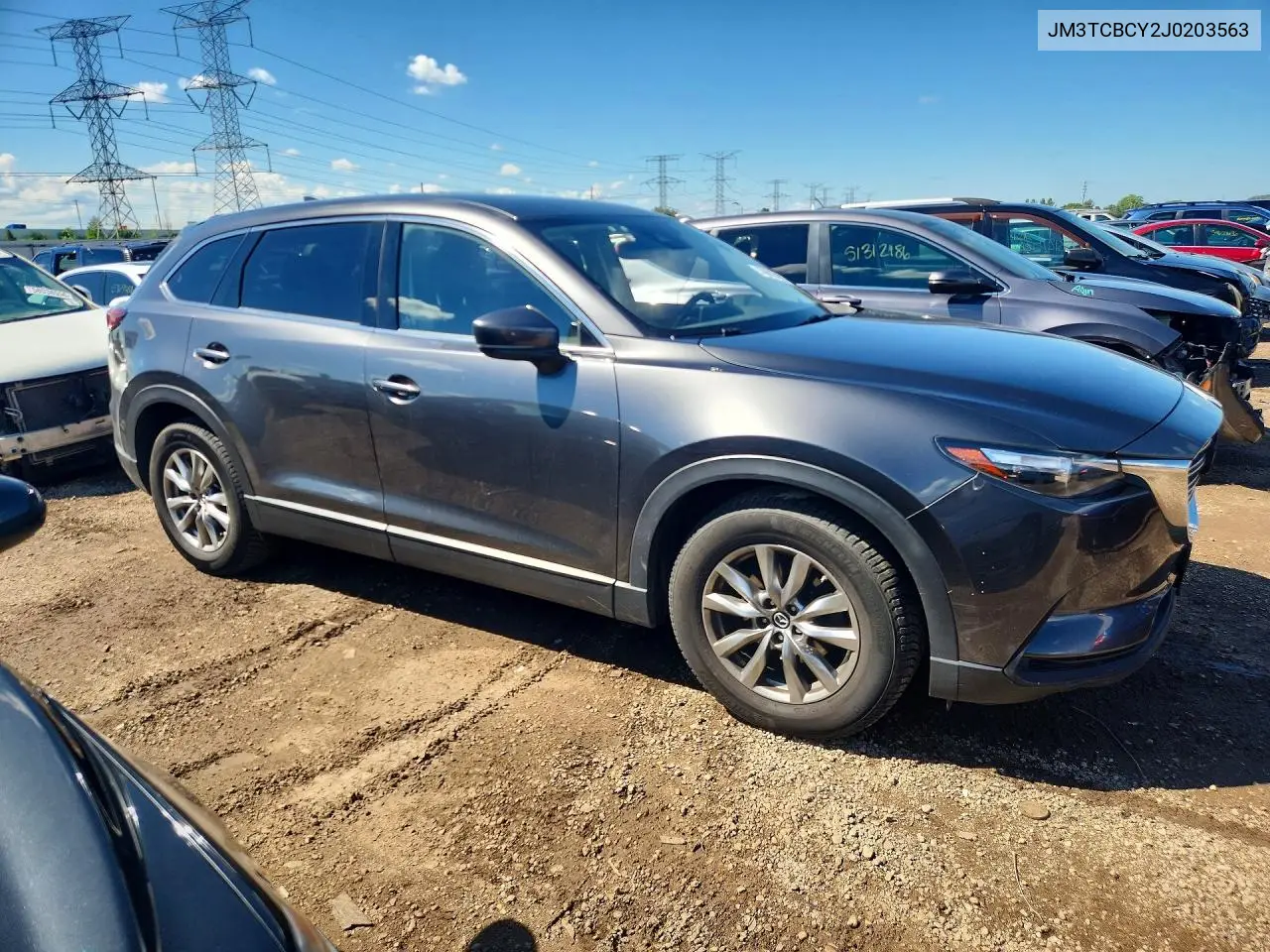 2018 Mazda Cx-9 Touring VIN: JM3TCBCY2J0203563 Lot: 58393426