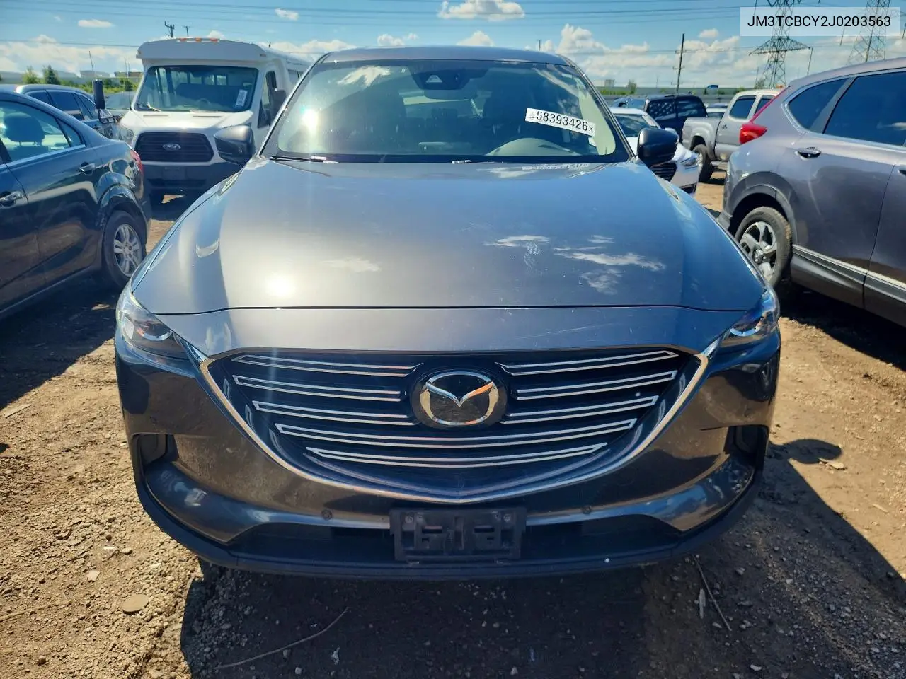 2018 Mazda Cx-9 Touring VIN: JM3TCBCY2J0203563 Lot: 58393426
