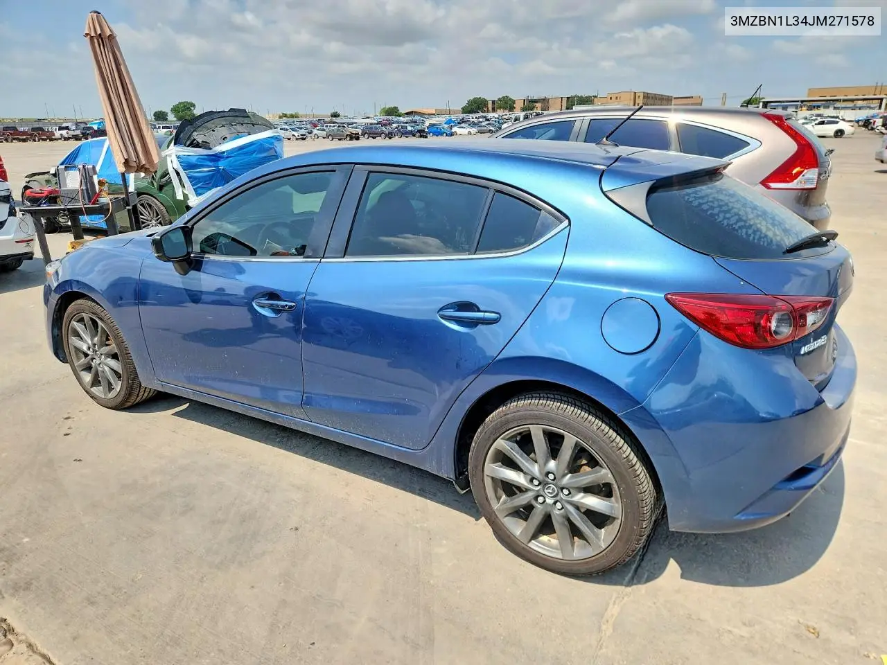 2018 Mazda 3 Touring VIN: 3MZBN1L34JM271578 Lot: 58452636