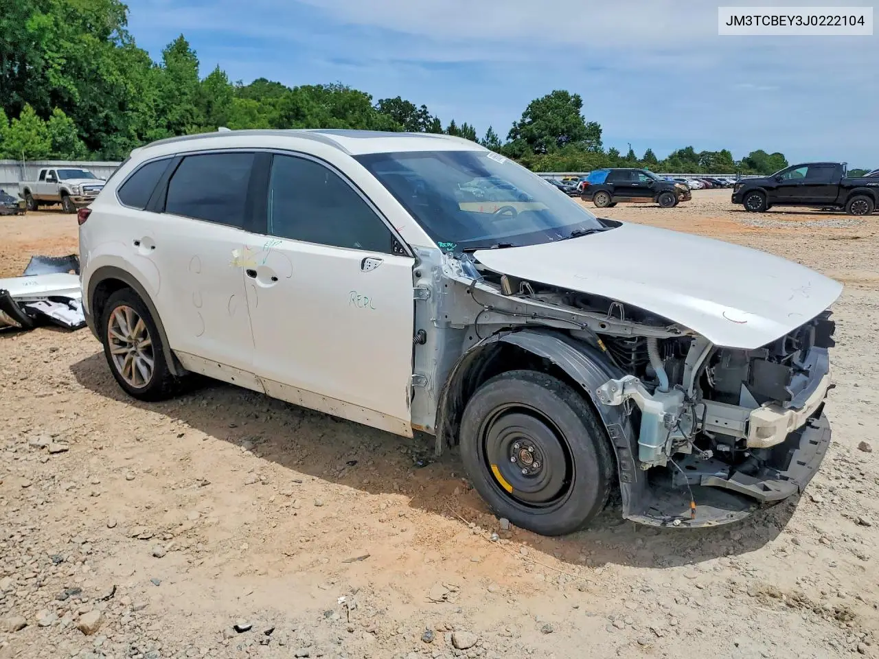 2018 Mazda Cx-9 Signature VIN: JM3TCBEY3J0222104 Lot: 58566266