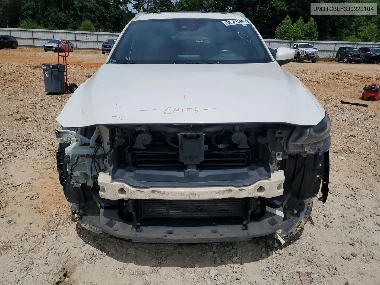 2018 Mazda Cx-9 Signature VIN: JM3TCBEY3J0222104 Lot: 58566266