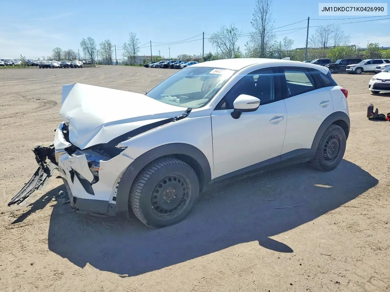 2019 Mazda Cx-3 Touring VIN: JM1DKDC71K0426990 Lot: 54469106