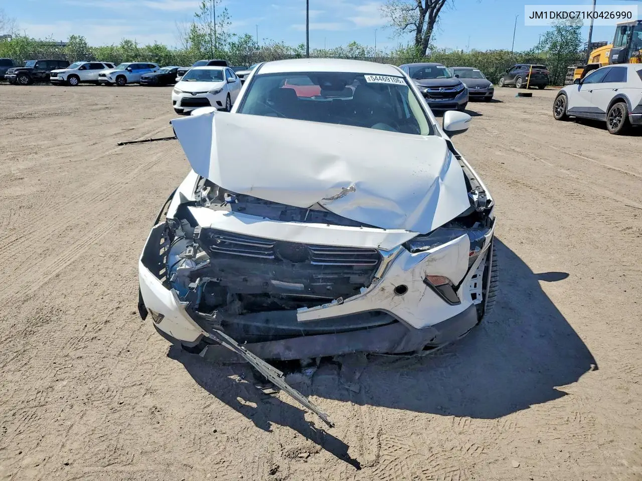 2019 Mazda Cx-3 Touring VIN: JM1DKDC71K0426990 Lot: 54469106