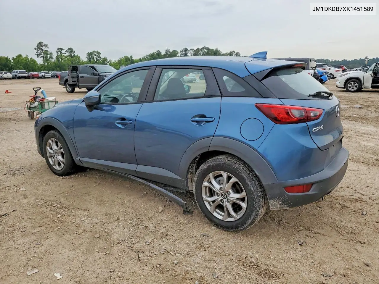 2019 Mazda Cx-3 Sport VIN: JM1DKDB7XK1451589 Lot: 54511416