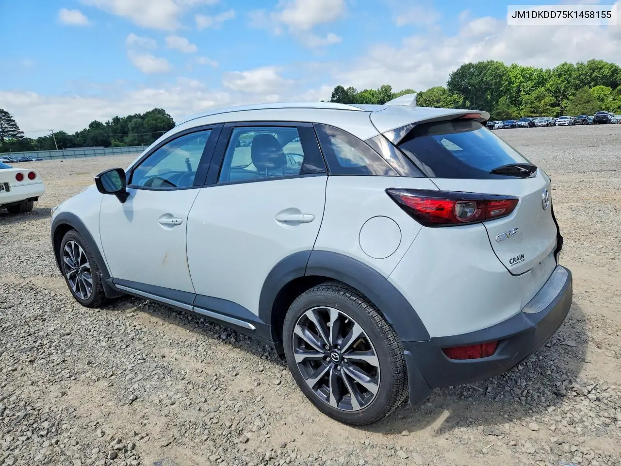 2019 Mazda Cx-3 Grand Touring VIN: JM1DKDD75K1458155 Lot: 57060236