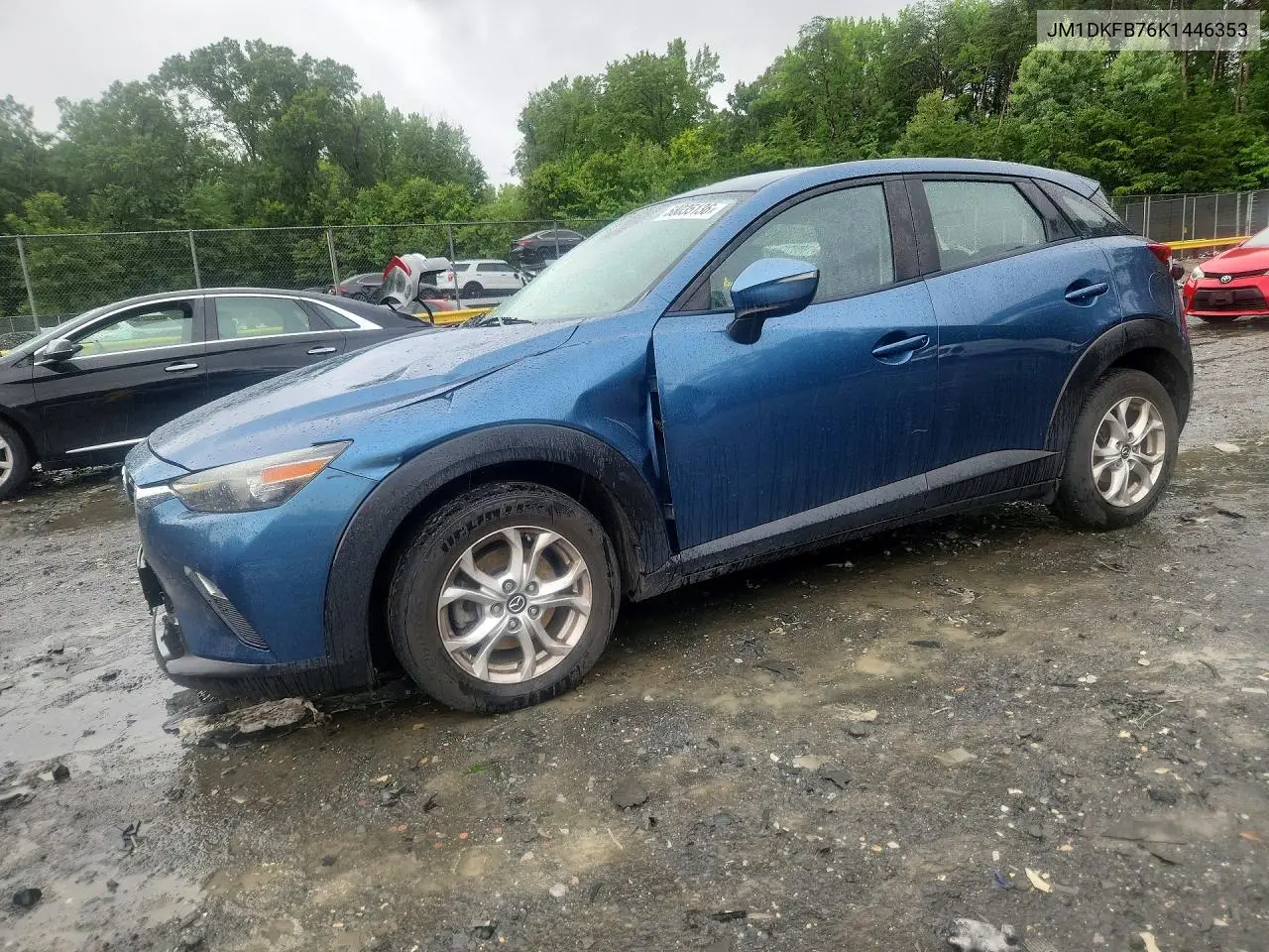 2019 Mazda Cx-3 Sport VIN: JM1DKFB76K1446353 Lot: 58035136
