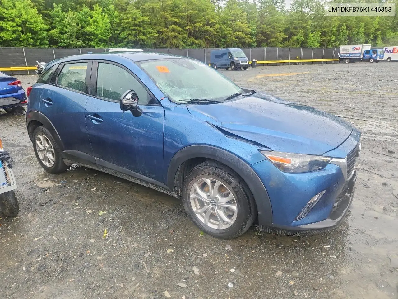 2019 Mazda Cx-3 Sport VIN: JM1DKFB76K1446353 Lot: 58035136