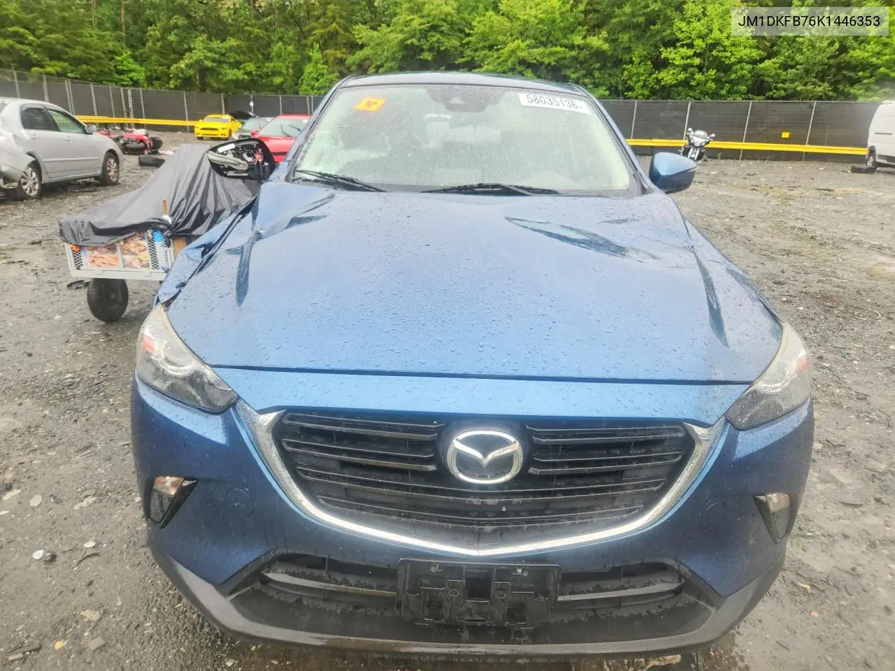 2019 Mazda Cx-3 Sport VIN: JM1DKFB76K1446353 Lot: 58035136