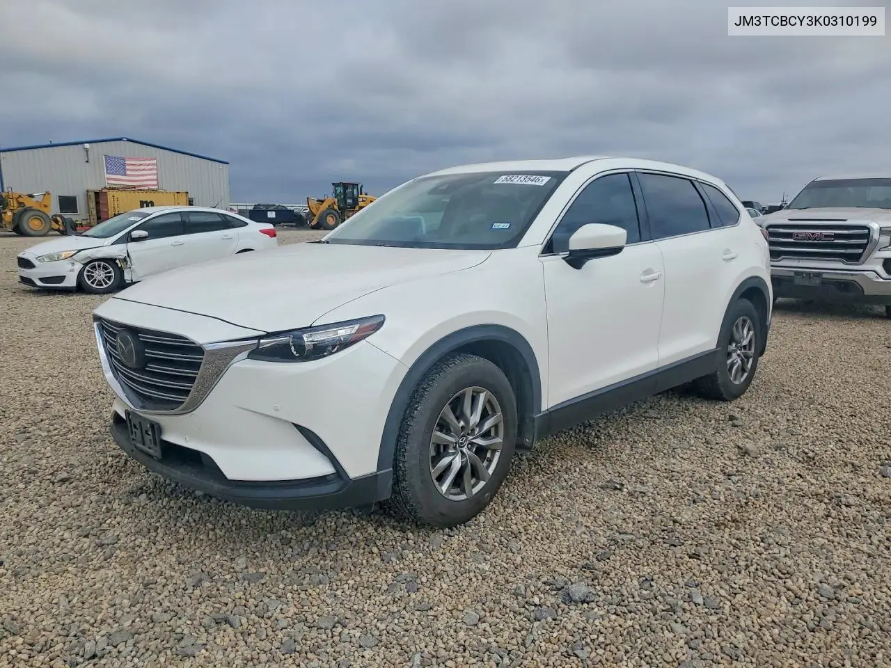 2019 Mazda Cx-9 Touring VIN: JM3TCBCY3K0310199 Lot: 58213546