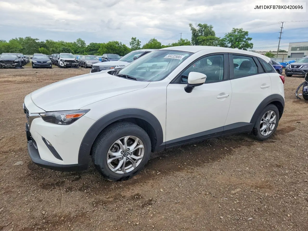2019 Mazda Cx-3 Sport VIN: JM1DKFB78K0420696 Lot: 58432566