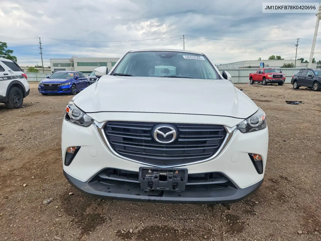 2019 Mazda Cx-3 Sport VIN: JM1DKFB78K0420696 Lot: 58432566