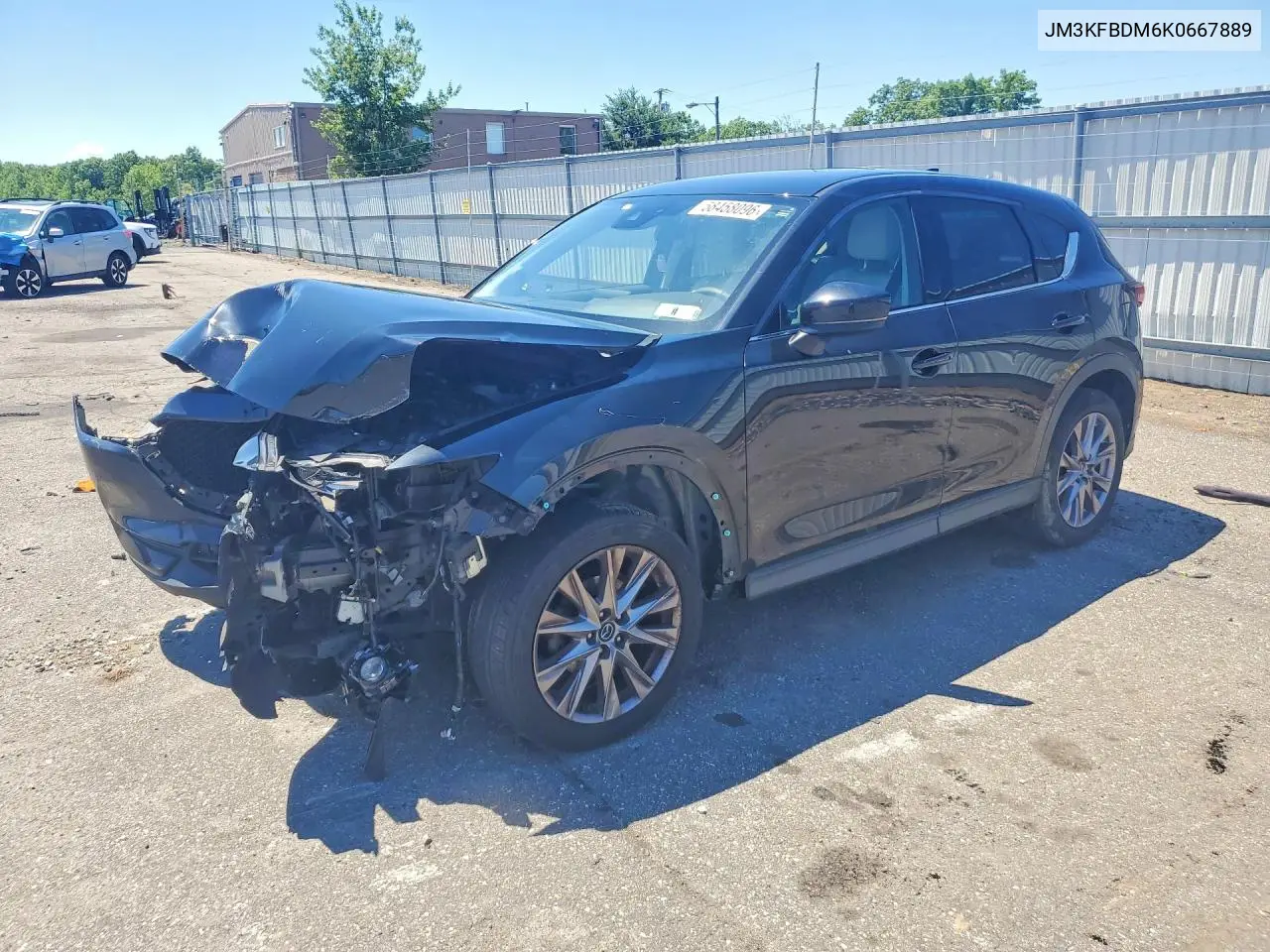 2019 Mazda Cx-5 Grand Touring VIN: JM3KFBDM6K0667889 Lot: 58458096
