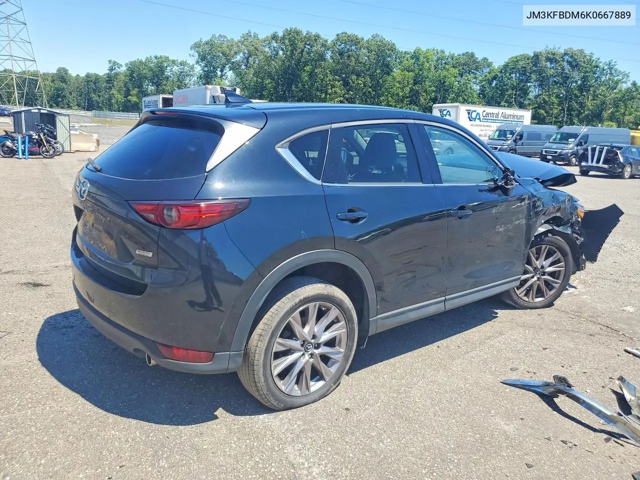 2019 Mazda Cx-5 Grand Touring VIN: JM3KFBDM6K0667889 Lot: 58458096
