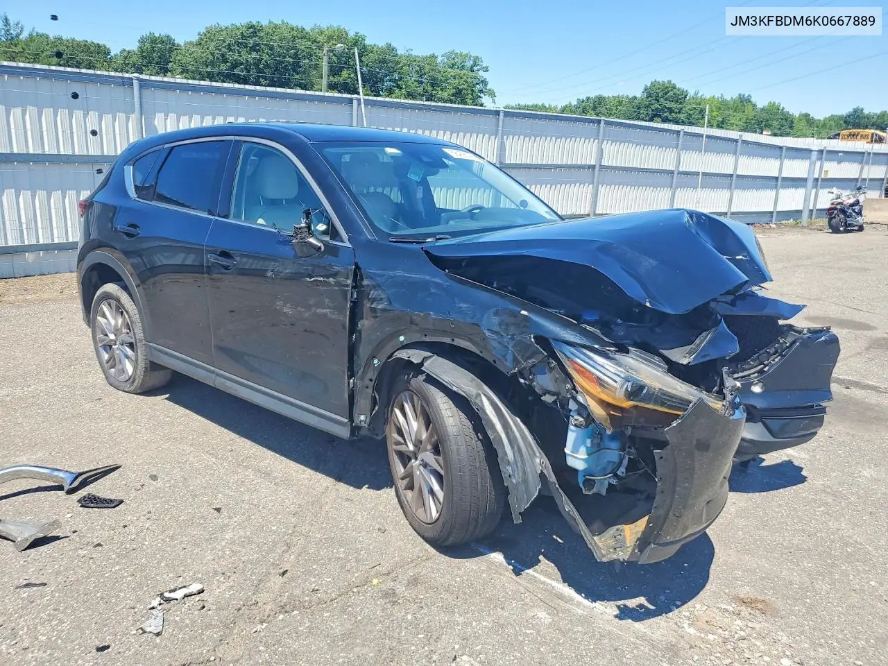 2019 Mazda Cx-5 Grand Touring VIN: JM3KFBDM6K0667889 Lot: 58458096