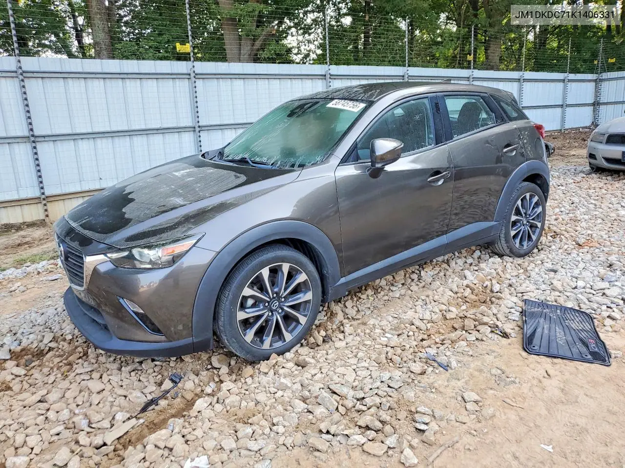 2019 Mazda Cx-3 Touring VIN: JM1DKDC71K1406331 Lot: 58745756