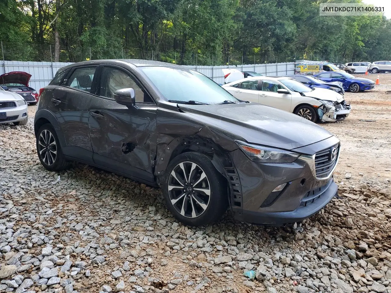 2019 Mazda Cx-3 Touring VIN: JM1DKDC71K1406331 Lot: 58745756