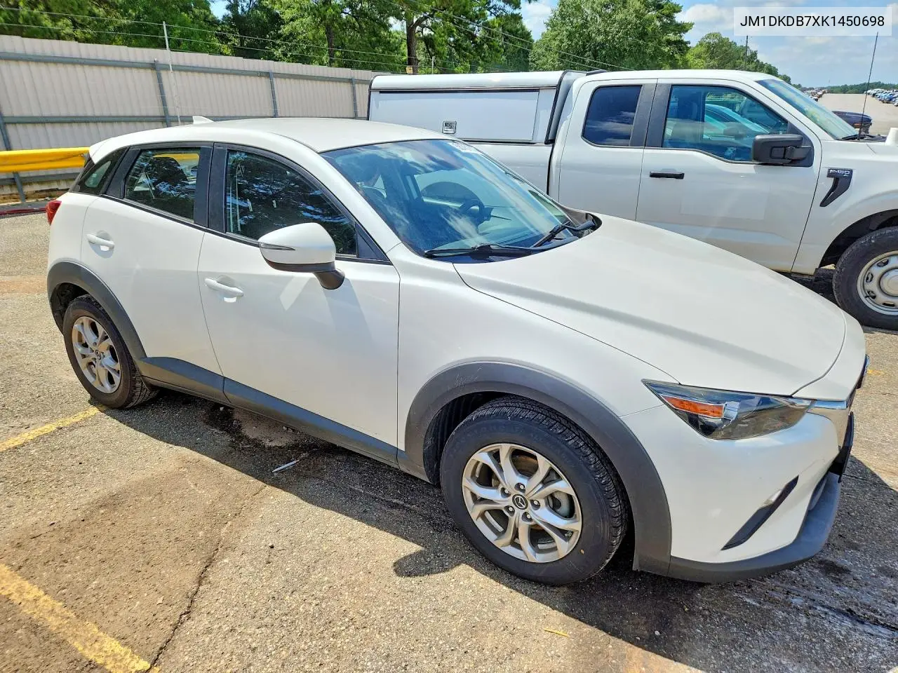 2019 Mazda Cx-3 Sport VIN: JM1DKDB7XK1450698 Lot: 58781876