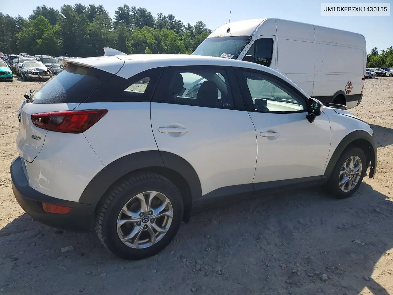 2019 Mazda Cx-3 Sport VIN: JM1DKFB7XK1430155 Lot: 59049496