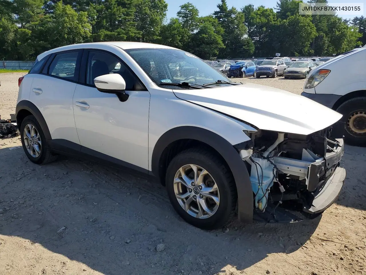 2019 Mazda Cx-3 Sport VIN: JM1DKFB7XK1430155 Lot: 59049496