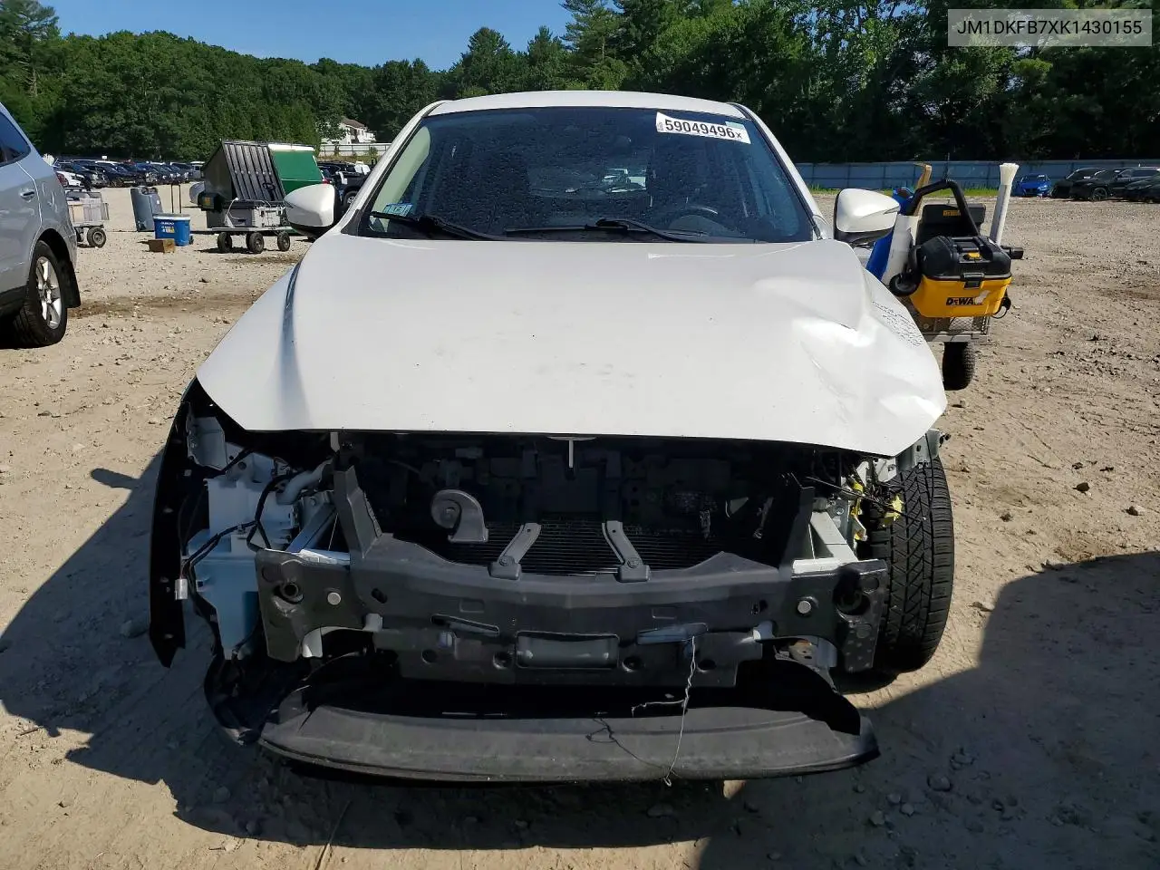 2019 Mazda Cx-3 Sport VIN: JM1DKFB7XK1430155 Lot: 59049496