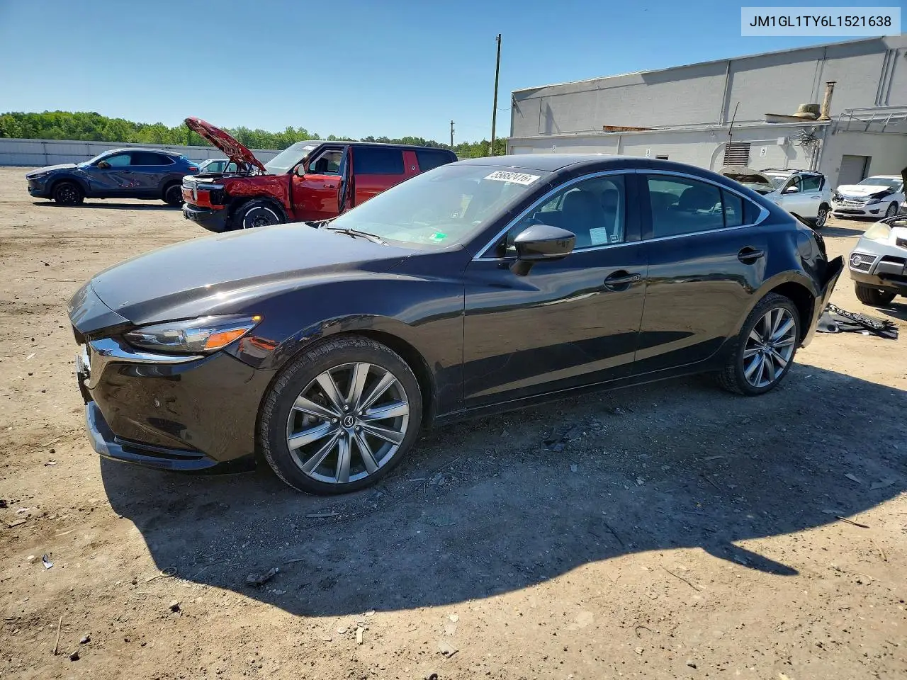2020 Mazda 6 Grand Touring VIN: JM1GL1TY6L1521638 Lot: 55882416