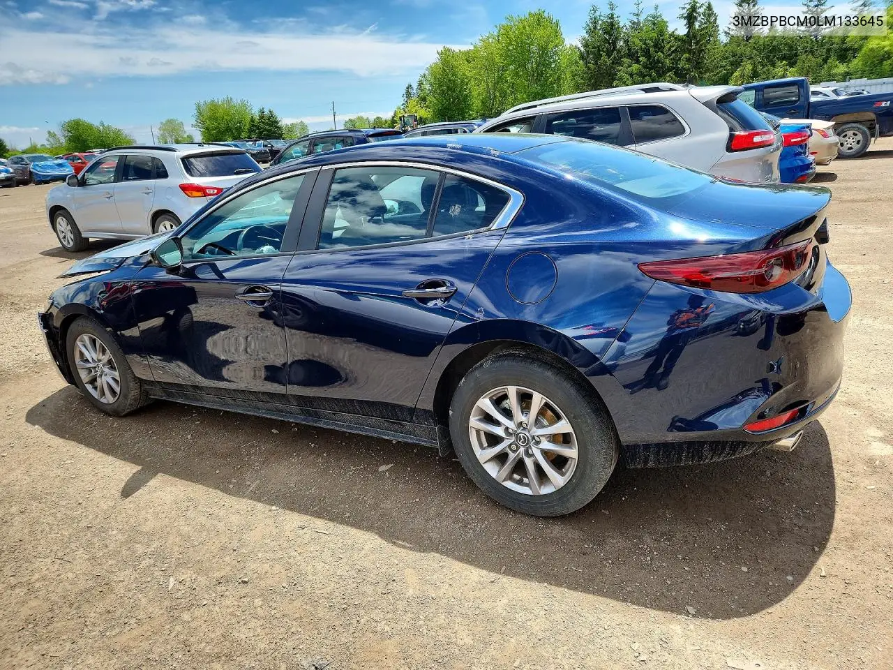 2020 Mazda 3 Select VIN: 3MZBPBCM0LM133645 Lot: 56809766