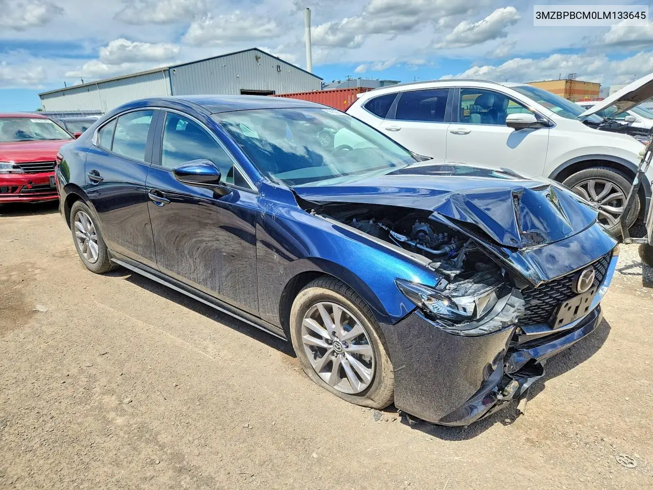 2020 Mazda 3 Select VIN: 3MZBPBCM0LM133645 Lot: 56809766