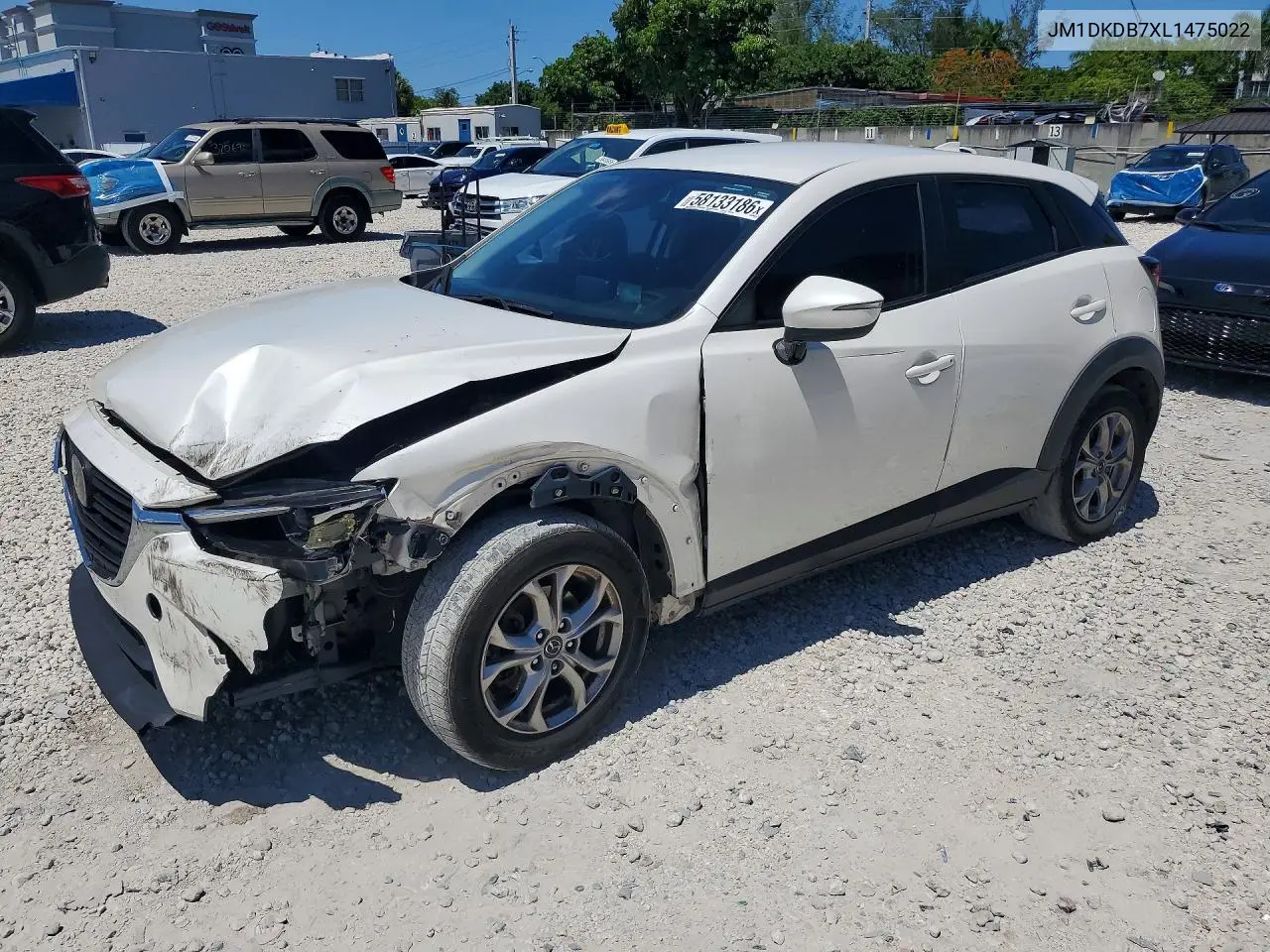 2020 Mazda Cx-3 Sport VIN: JM1DKDB7XL1475022 Lot: 58133186