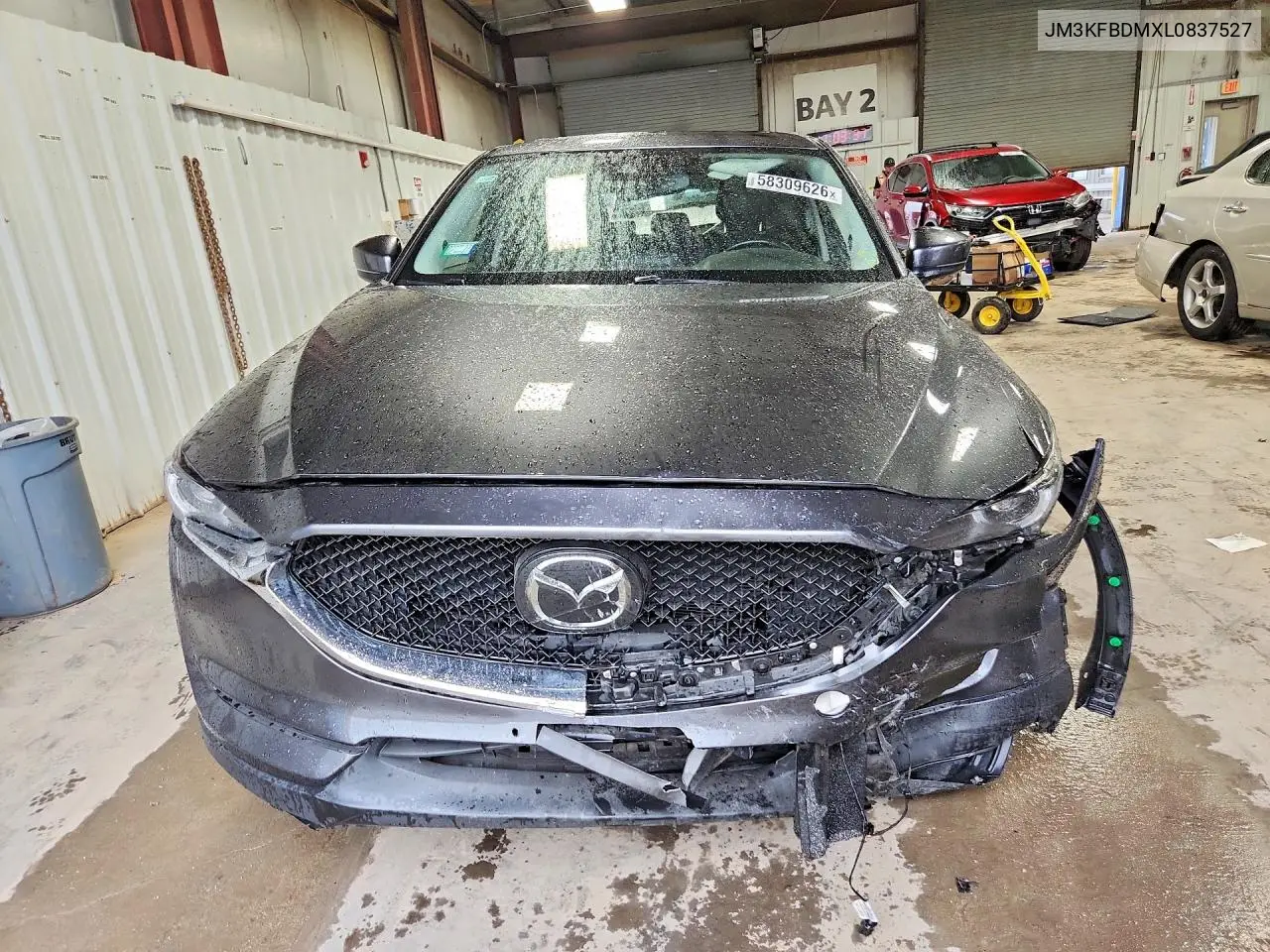 2020 Mazda Cx-5 Grand Touring VIN: JM3KFBDMXL0837527 Lot: 58309626