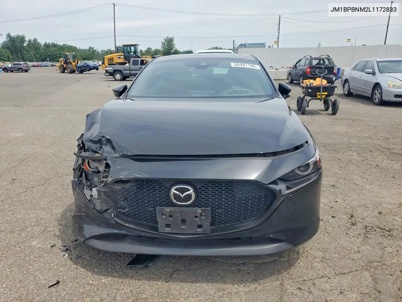 2020 Mazda 3 Premium VIN: JM1BPBNM2L1172833 Lot: 58487196
