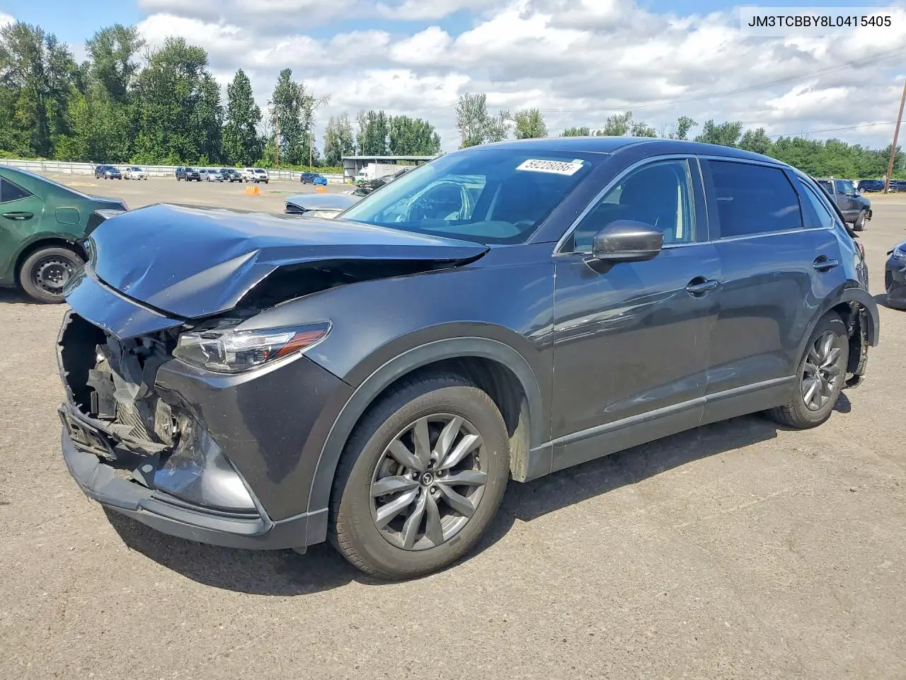 2020 Mazda Cx-9 Sport VIN: JM3TCBBY8L0415405 Lot: 59228086