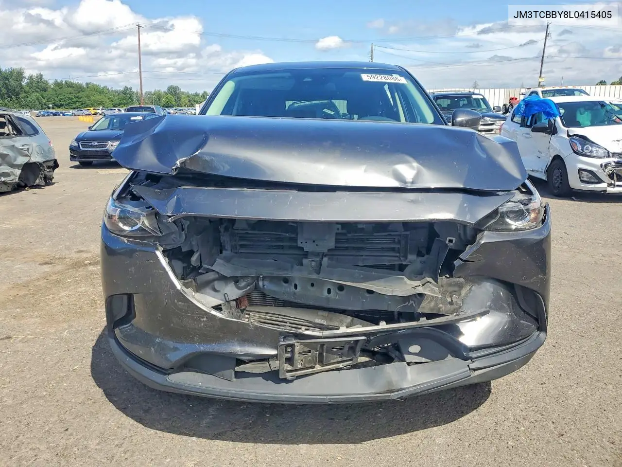 2020 Mazda Cx-9 Sport VIN: JM3TCBBY8L0415405 Lot: 59228086