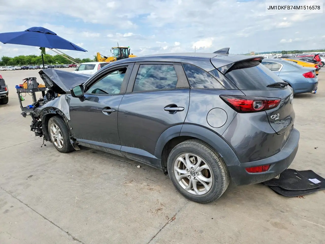 2021 Mazda Cx-3 Sport VIN: JM1DKFB74M1516578 Lot: 57032046