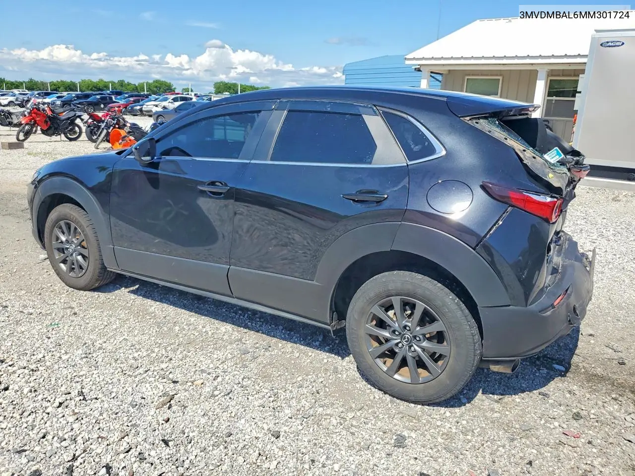 2021 Mazda Cx-30 VIN: 3MVDMBAL6MM301724 Lot: 57130746