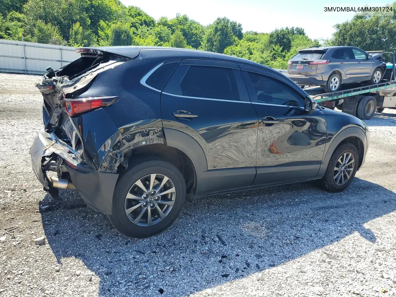 2021 Mazda Cx-30 VIN: 3MVDMBAL6MM301724 Lot: 57130746