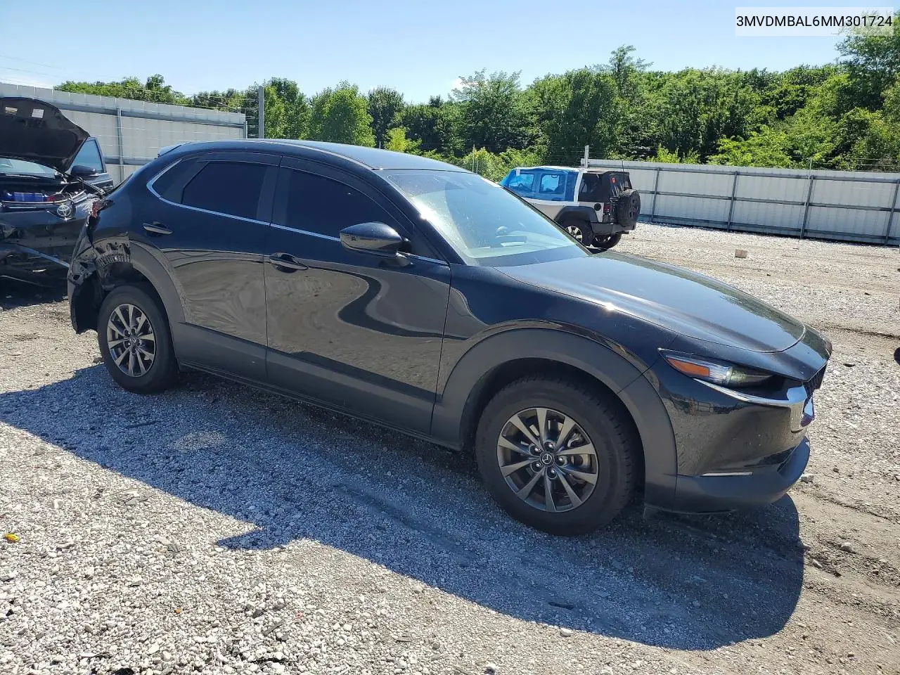 2021 Mazda Cx-30 VIN: 3MVDMBAL6MM301724 Lot: 57130746