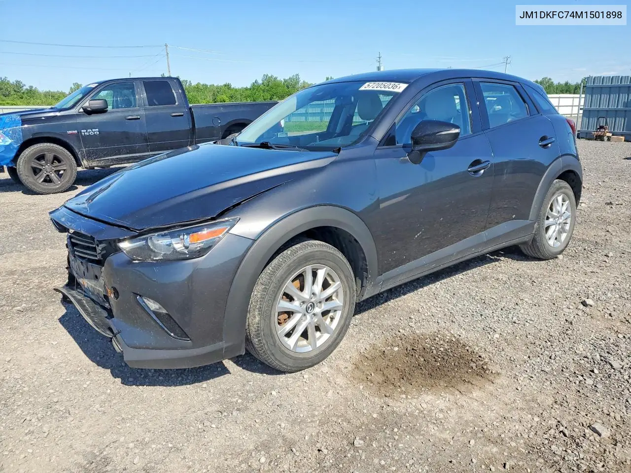 2021 Mazda Cx-3 Touring VIN: JM1DKFC74M1501898 Lot: 57205036