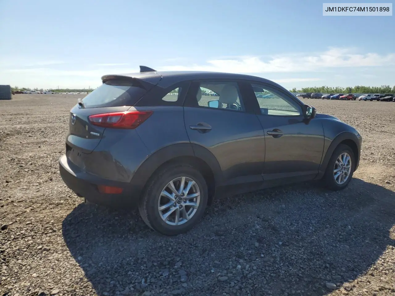 2021 Mazda Cx-3 Touring VIN: JM1DKFC74M1501898 Lot: 57205036