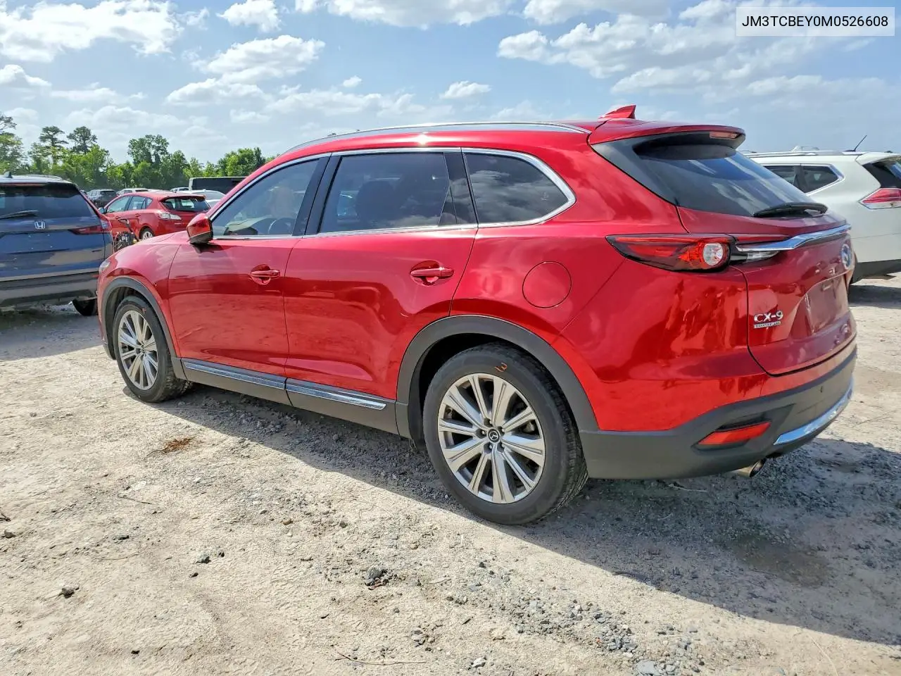 2021 Mazda Cx-9 Signature VIN: JM3TCBEY0M0526608 Lot: 57928086
