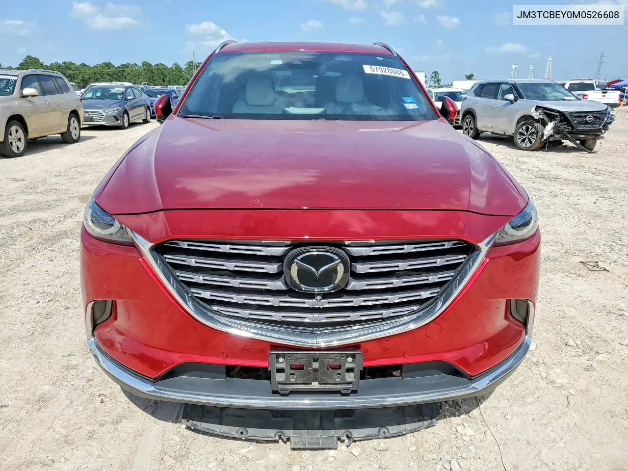 2021 Mazda Cx-9 Signature VIN: JM3TCBEY0M0526608 Lot: 57928086