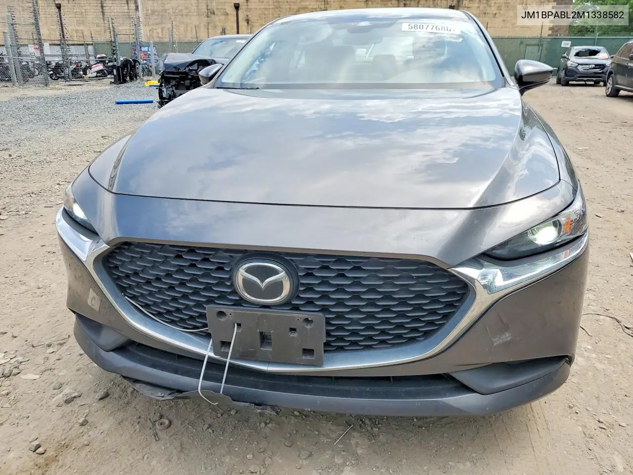 2021 Mazda 3 Select VIN: JM1BPABL2M1338582 Lot: 58077686
