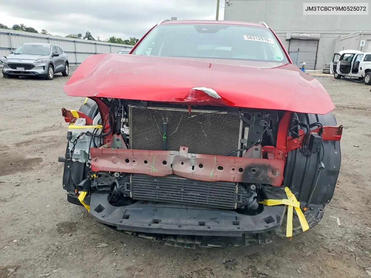 2021 Mazda Cx-9 Touring VIN: JM3TCBCY9M0525072 Lot: 58312916
