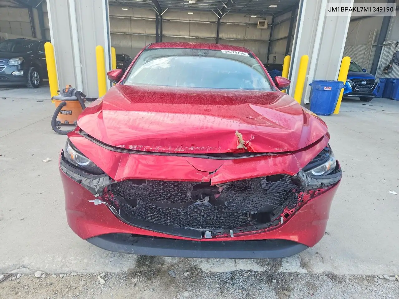 2021 Mazda 3 Select VIN: JM1BPAKL7M1349190 Lot: 58379756