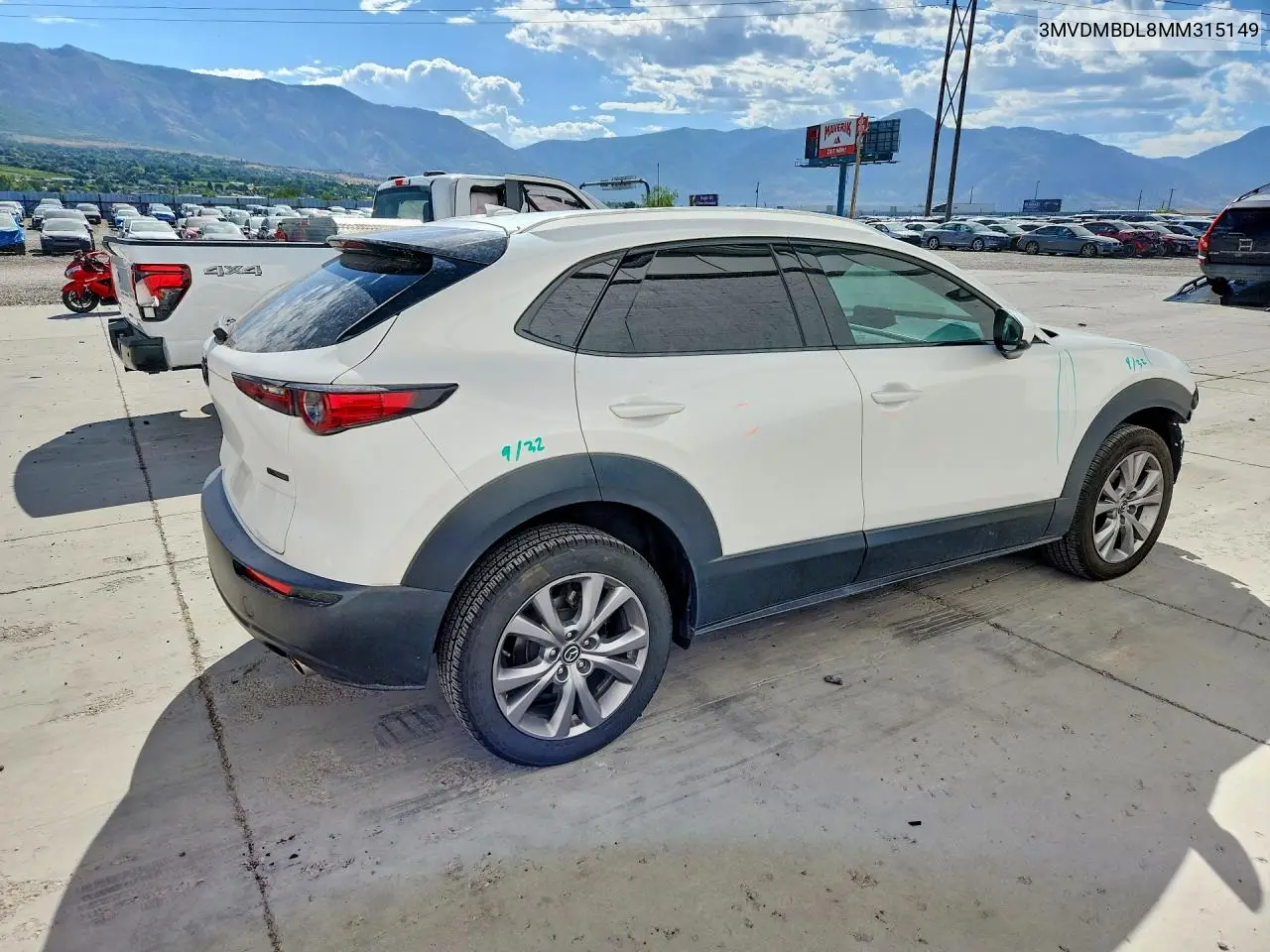 2021 Mazda Cx-30 Premium VIN: 3MVDMBDL8MM315149 Lot: 59726266