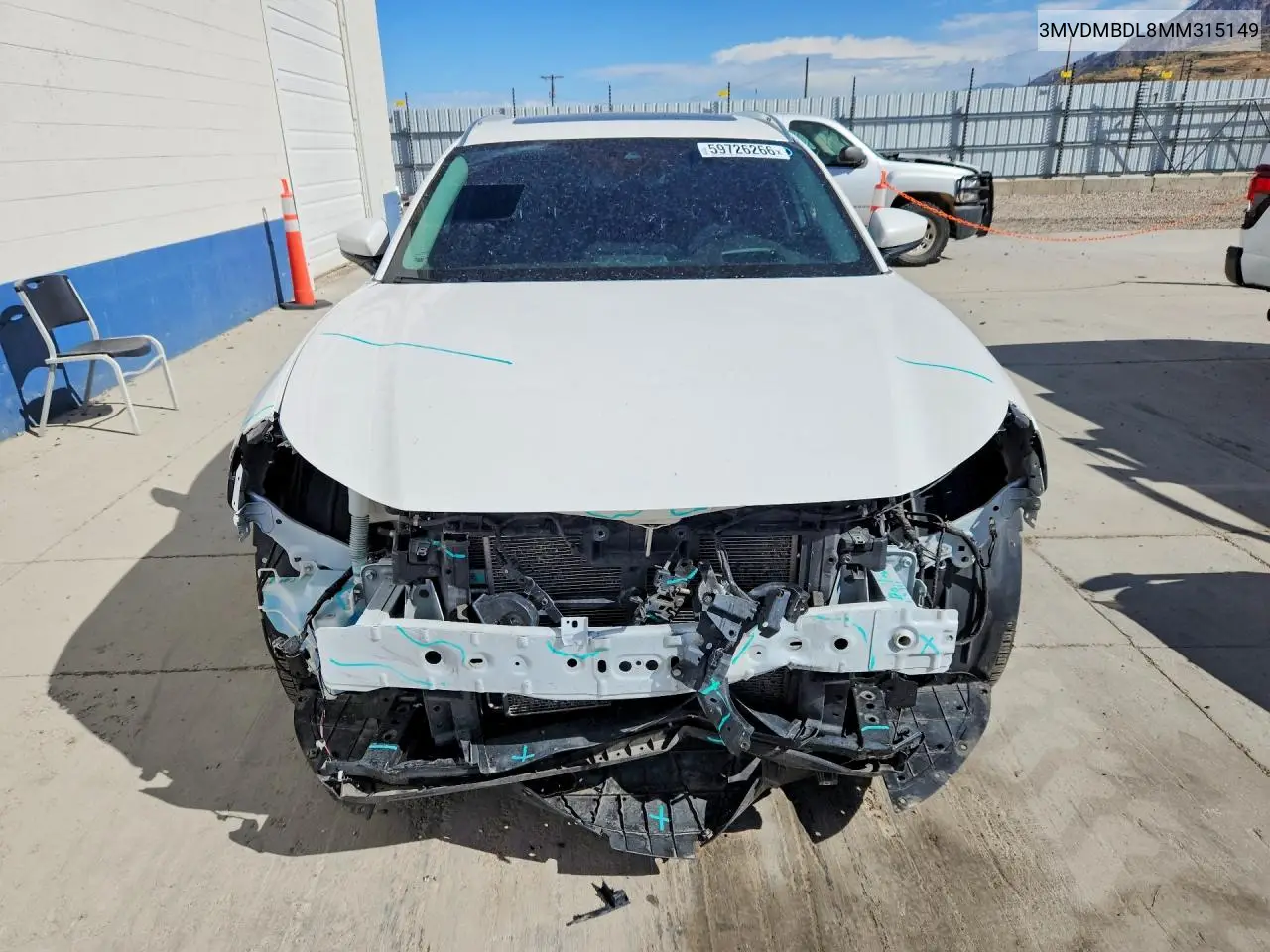 2021 Mazda Cx-30 Premium VIN: 3MVDMBDL8MM315149 Lot: 59726266