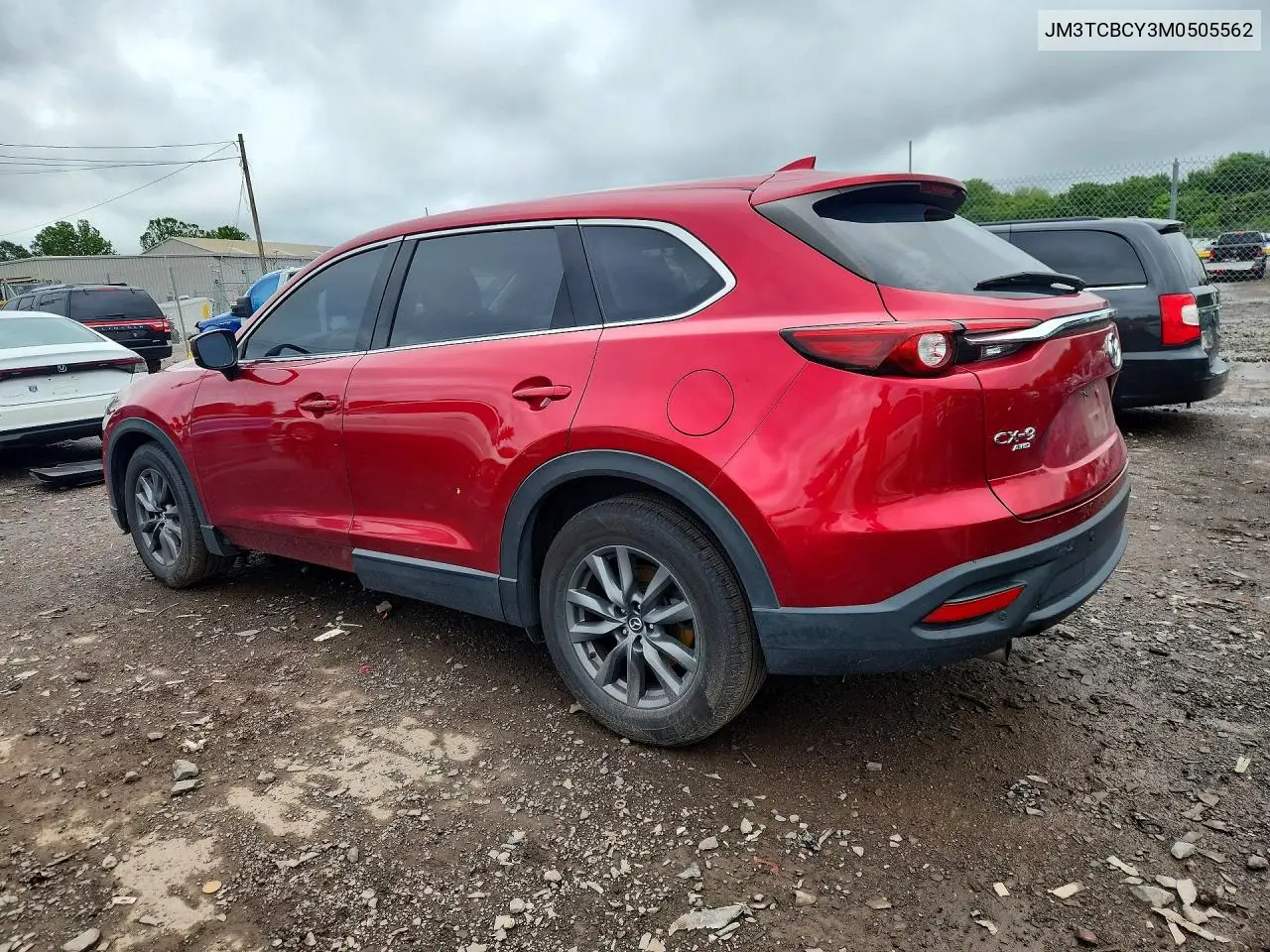 2021 Mazda Cx-9 Touring VIN: JM3TCBCY3M0505562 Lot: 59789246