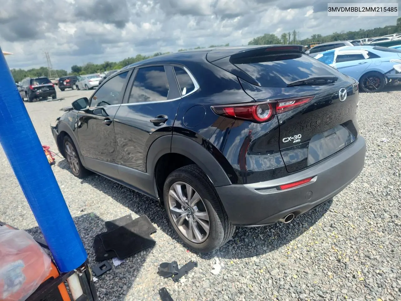2021 Mazda Cx-30 Select VIN: 3MVDMBBL2MM215485 Lot: 60071716